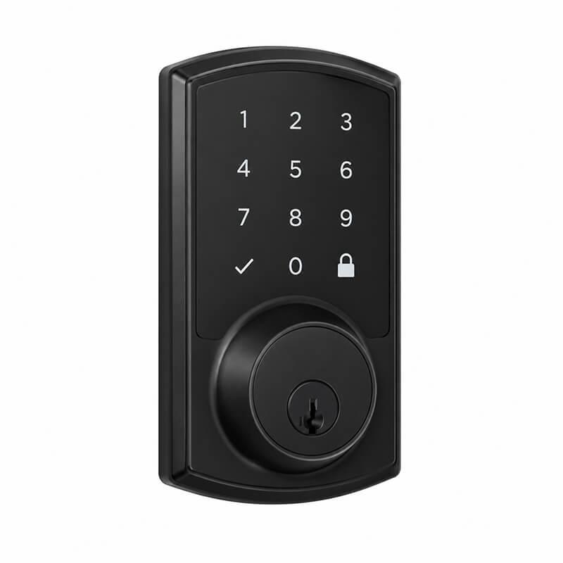 Deadbolt Contemp Black